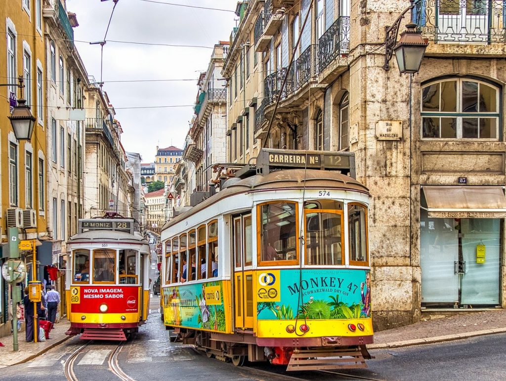 week-end Lisbonne tram
