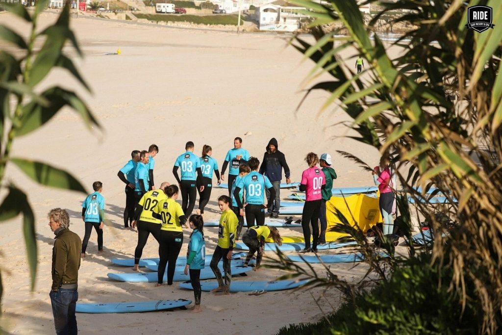 Expérience incluse Cours de surf en famille Séjour Portugal Hotel Ride Surf Peniche