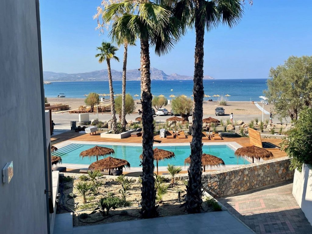 Hotel Lindos Aqua Terra Rhodes vue mer et plage
