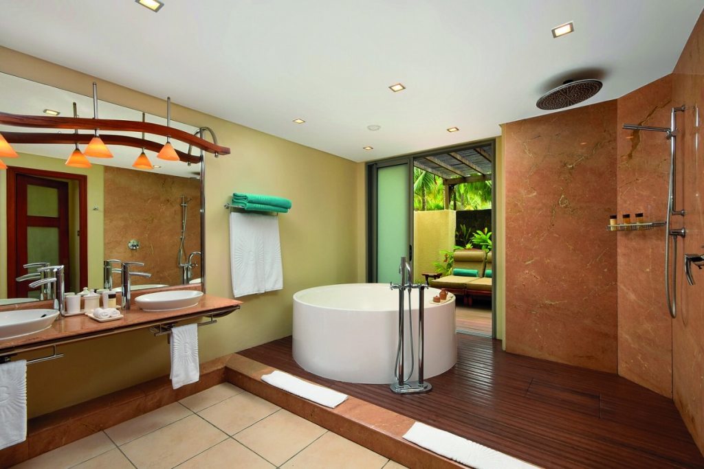 Hotel Shandrani Beachcomber Ile Maurice Appartement Familial Salle de bain