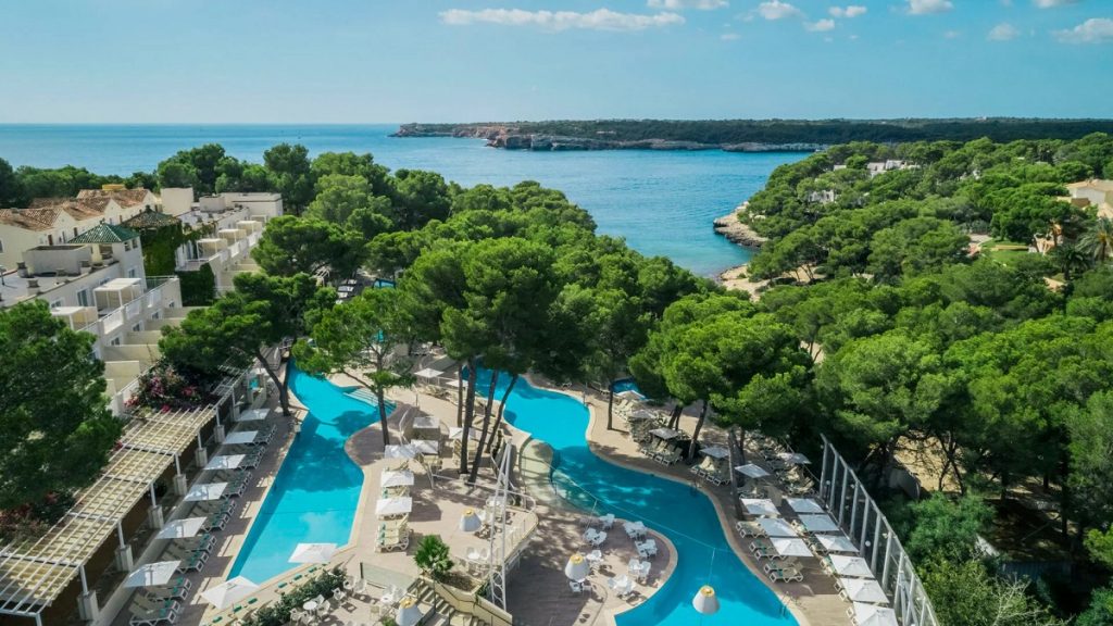 Séjour Baléares Majorque Hotel Iberostar Kappa Cala Barca Vue aérienne piscine
