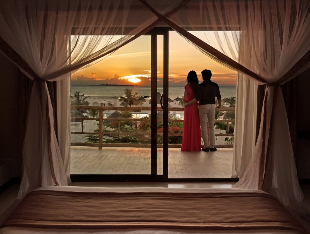 Séjour Gold Zanzibar Beach House _ Spa Chambre Deluxe Vue océan Terrasse Coucher de Soleil
