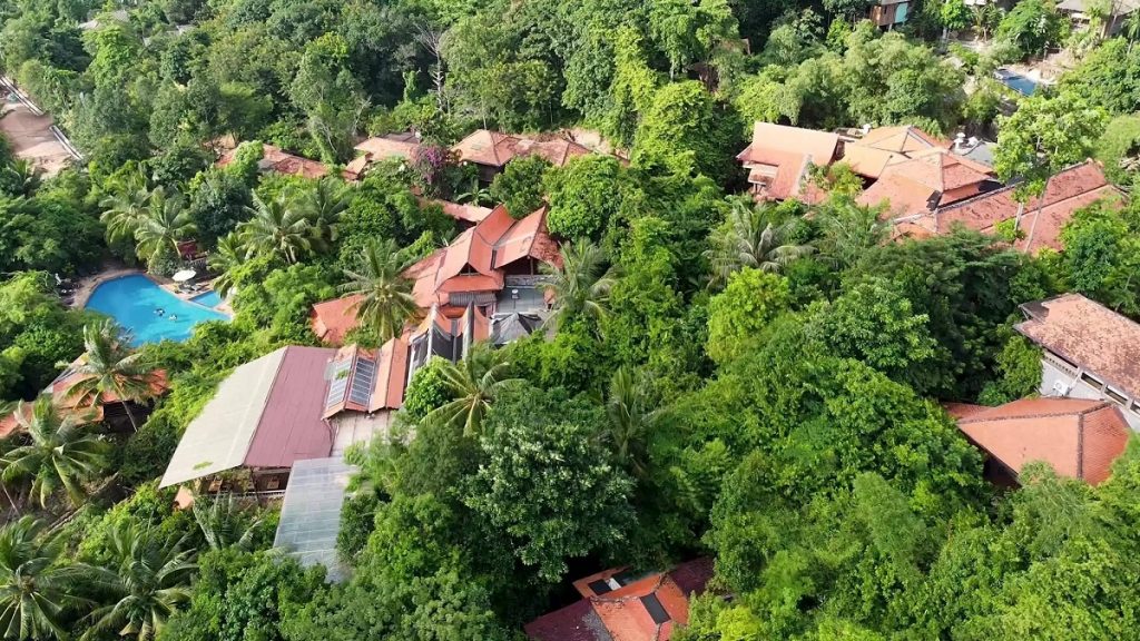 Hotel Cambodge Veranda Natural Resort Kep Vue aérienne