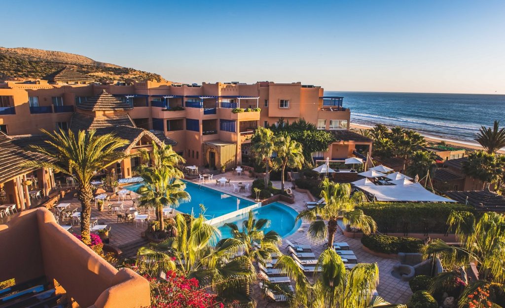 Séjour Agadir Hotel Paradis Plage Surf Yoga _ Spa Vue ensemble
